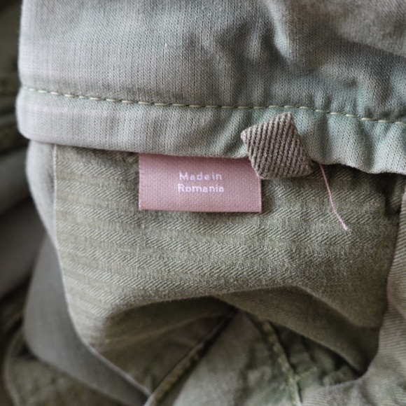 Incotex Men's Slim Fit Stretch Green-Khaki Pants Size 34 - Picture 8 of 9